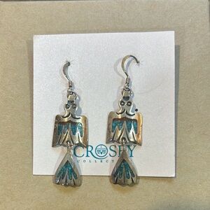 Geometric Tassel Earrings